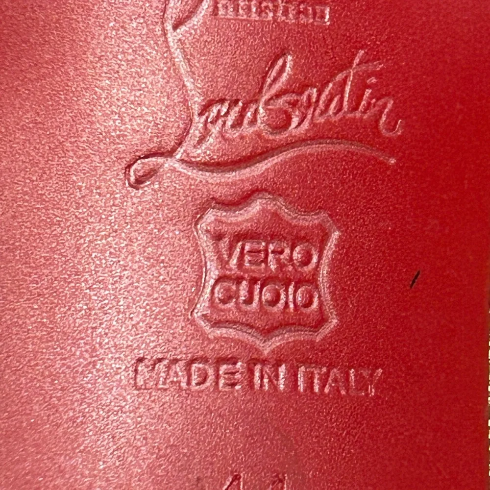 Christian Louboutin Gold Studded Women's Shoes Size 44 (US Women’s 12) - Picture 9 of 15